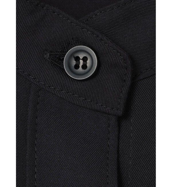 mizuiro ind「mizuiro ind  バンドカラーロングシャツ」|ワンピース|