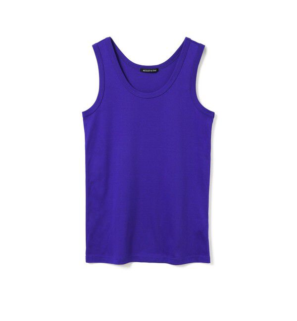 mizuiro ind「mizuiro ind ベーシックタンクトップ」|Tシャツ・カットソー|ブルー