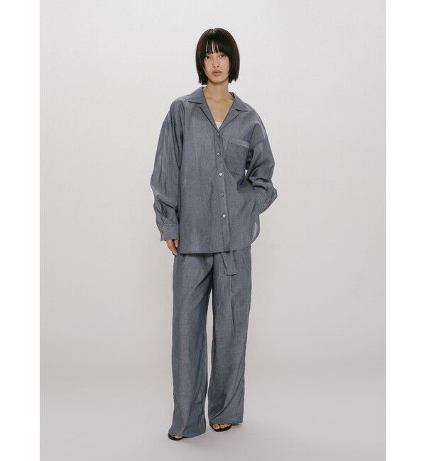 MIDIUMISOLID「MIDIUMISOLID for Ladies シアーデニムイージーパンツ」|その他|