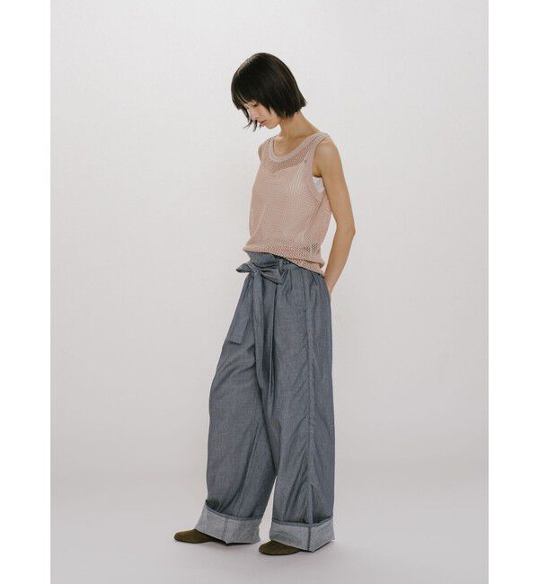 MIDIUMISOLID「MIDIUMISOLID for Ladies シアーデニムイージーパンツ」|その他|