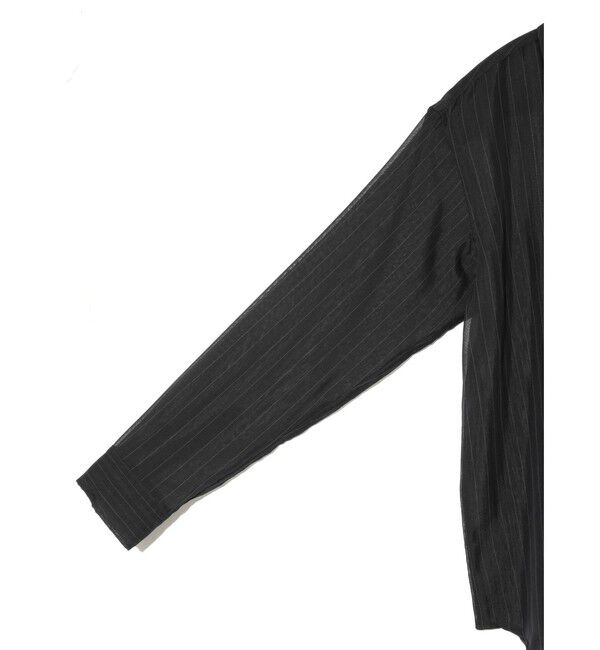 MIDIUMISOLID「MIDIUMISOLID Men&rsquo;s シアーストライプシャツ」|シャツ・ブラウス|