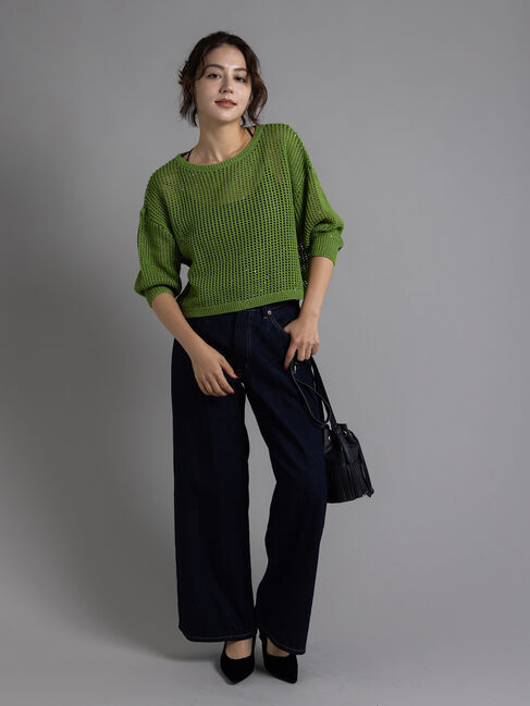 Te chichi「【EDWIN別注】ワイドデニムパンツ」|その他|