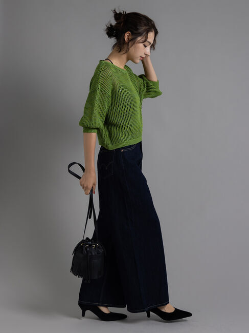 Te chichi「【EDWIN別注】ワイドデニムパンツ」|その他|