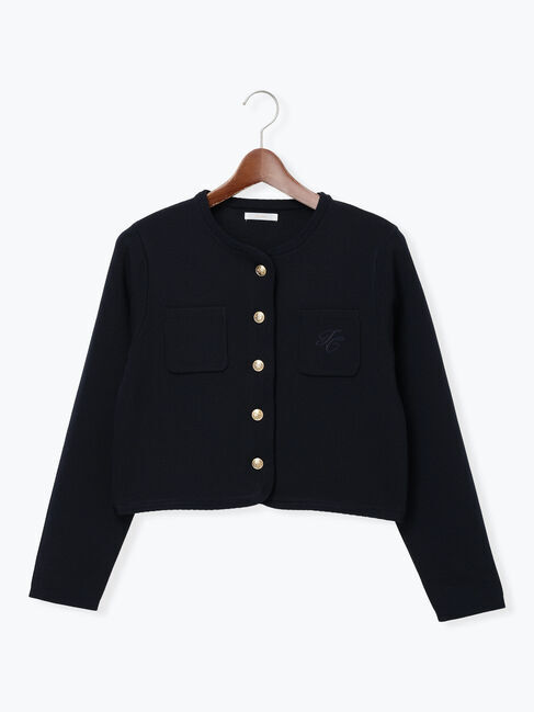 Te chichi「レタードポケットジャケットカーディガン」|カーディガン|