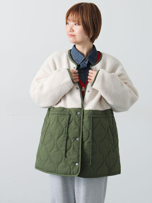 Lugnoncure「ボアキルト切替コート」|その他|