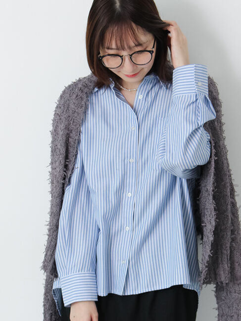 Te chichi TERRASSE「アソートオーバーシャツ」|シャツ・ブラウス|ブルー