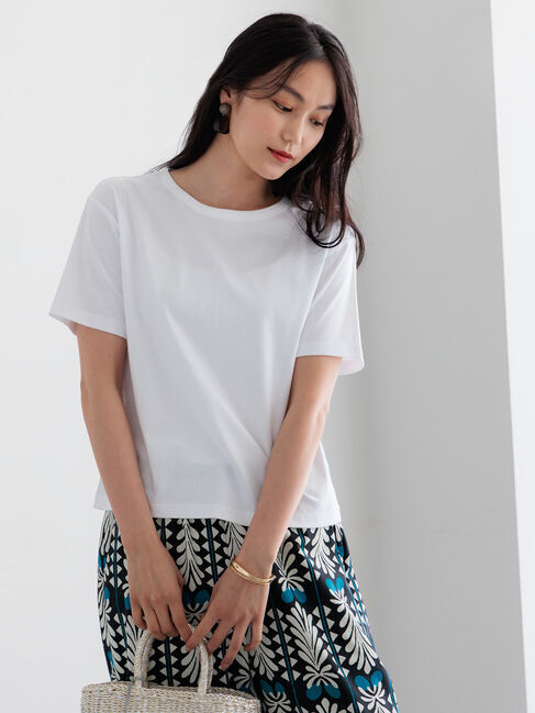 Te chichi「【調温】ミニマルネックTシャツ」|Tシャツ・カットソー|