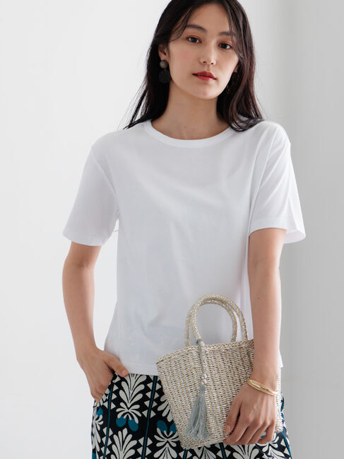 Te chichi「【調温】ミニマルネックTシャツ」|Tシャツ・カットソー|