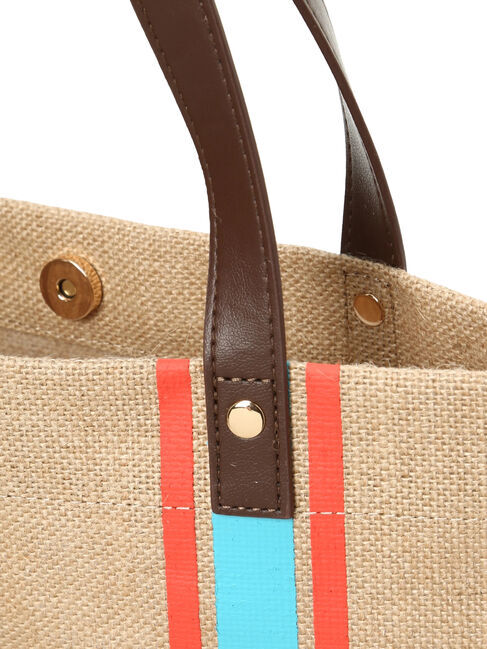 Te chichi「ジュートロゴプリントバッグ」|その他|