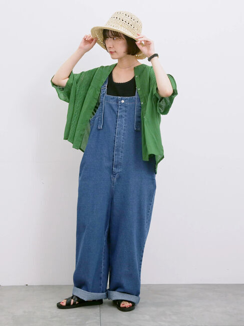 Samansa Mos2 blue「◎アソートリブタンク」|Tシャツ・カットソー|