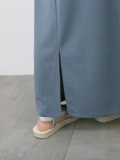 Samansa Mos2 blue「ポンチナロースカート」|スカート|