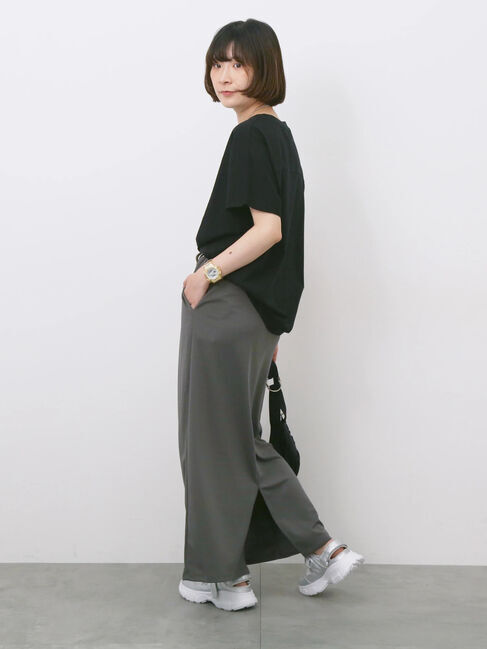 Samansa Mos2 blue「ポンチナロースカート」|スカート|