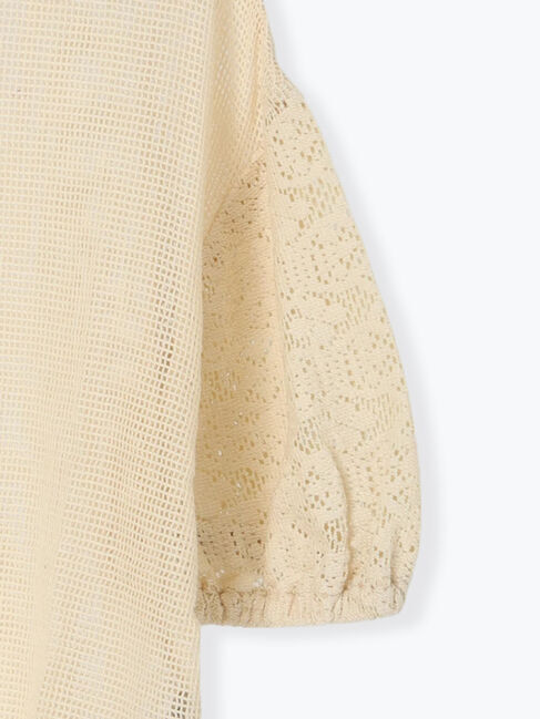 Samansa Mos2「前後2WAYメッシュレースカーディガン」|カーディガン|