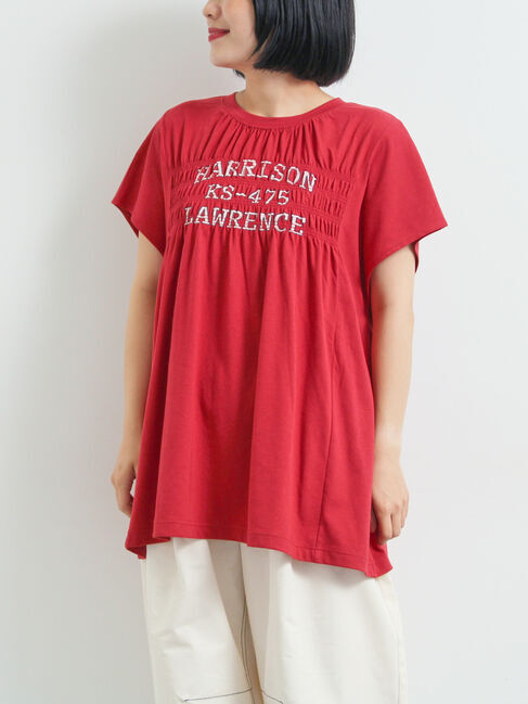 SM2「[接触冷感]シャーリングロゴプリントTシャツ」|Tシャツ・カットソー|