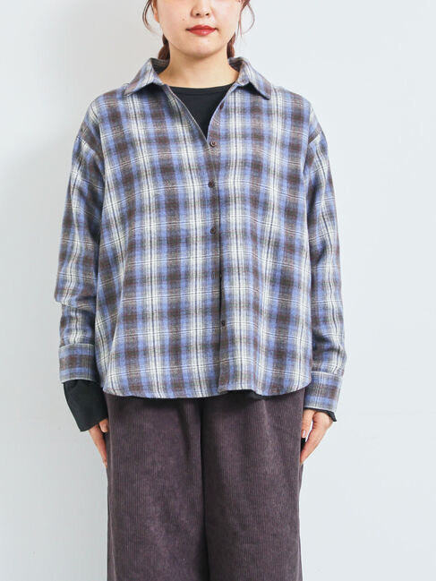 SM2「起毛チェックシャツ」|シャツ・ブラウス|
