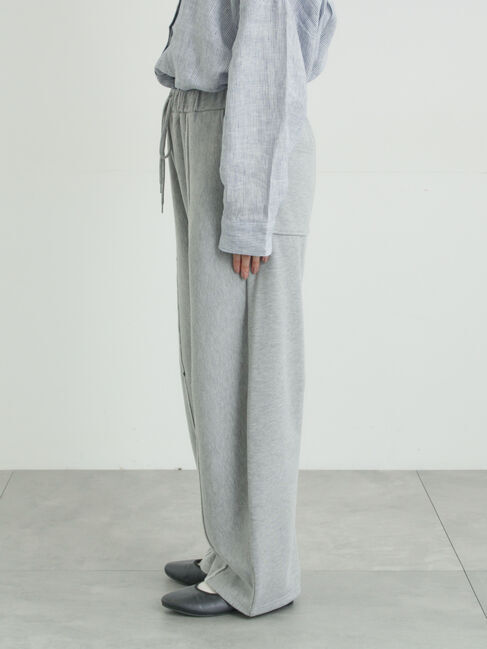 Samansa Mos2「カーブシルエットスウェットパンツ」|その他|