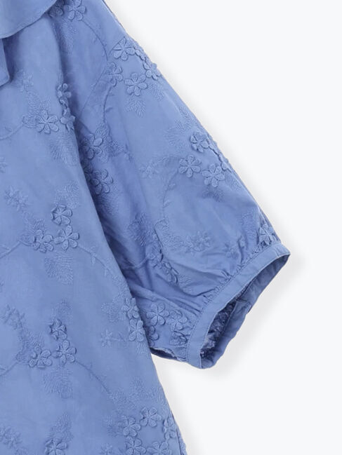 Samansa Mos2「3Dレースフリル襟ブラウス」|シャツ・ブラウス|