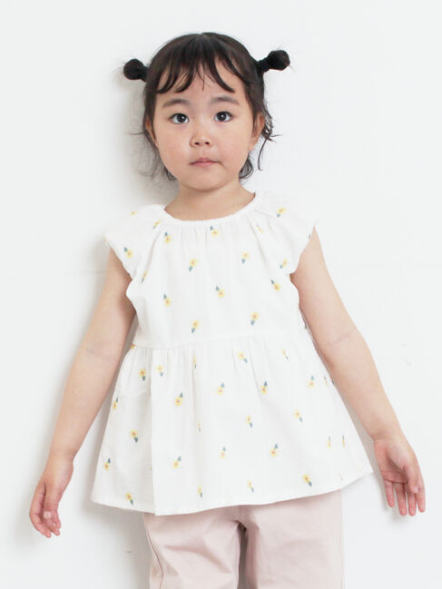 Samansa Mos2 Lagom「☆フラワー刺繍ブラウス」|シャツ・ブラウス|