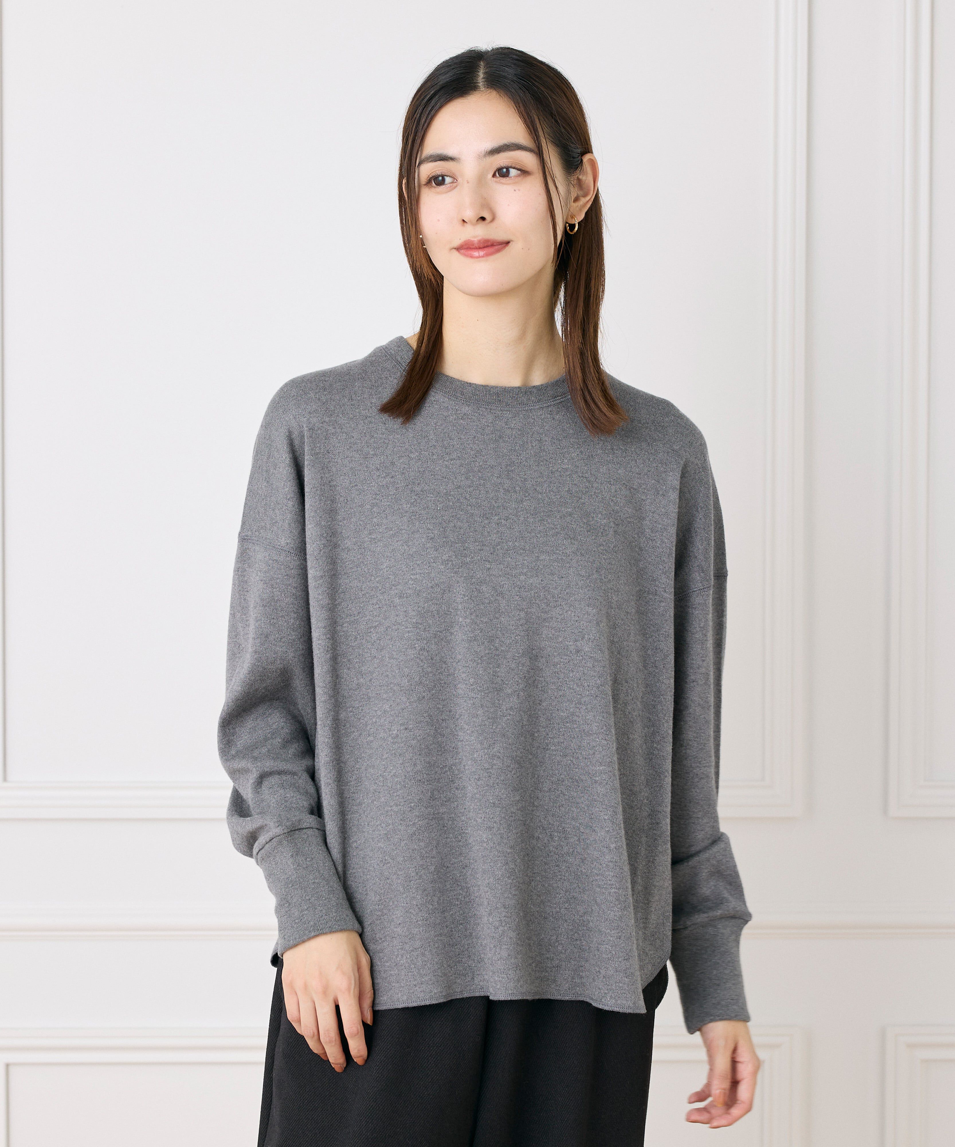 DAY by DAY it&rsquo;s international「クルーネックニット《オーガニックエアーコットン》」|ニット・セーター|