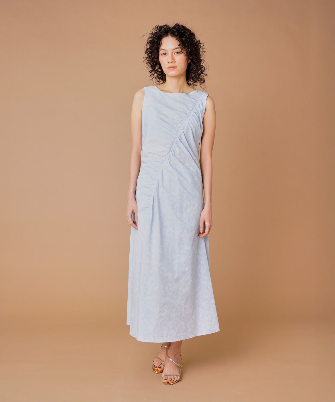 la veille by SUPERIOR CLOSET「斜めギャザーワンピース　」|ワンピース|