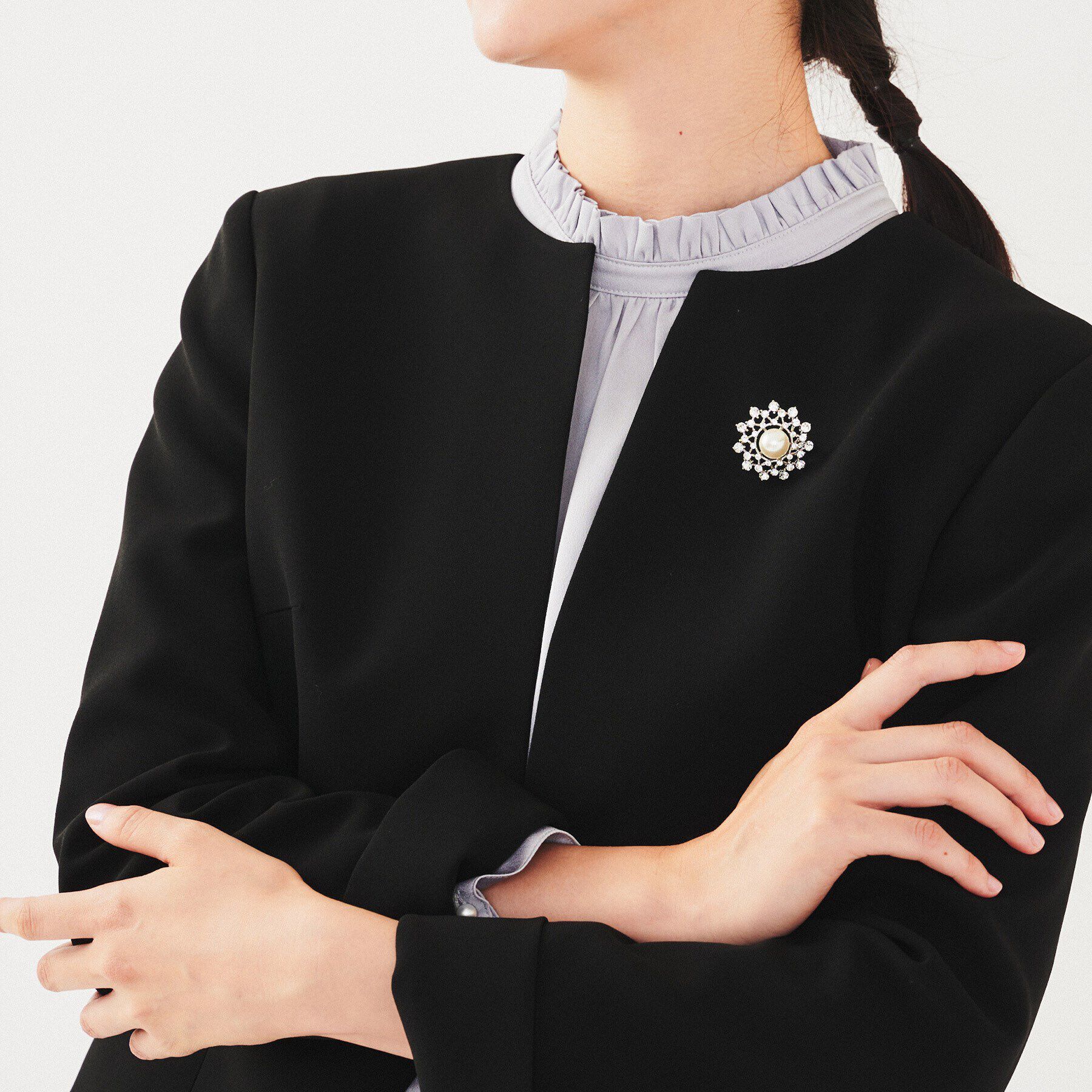 UNTITLED「【セレモニー対応】ビジューブローチセット」|ブローチ・コサージュ|