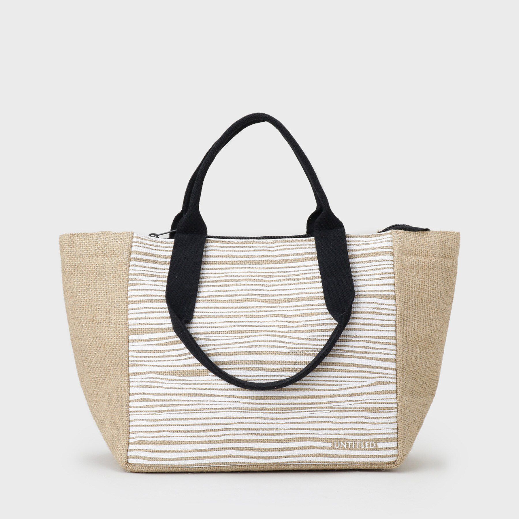 UNTITLED「【保冷機能付き】ジュートバッグ」|トートバッグ|オフホワイト(103