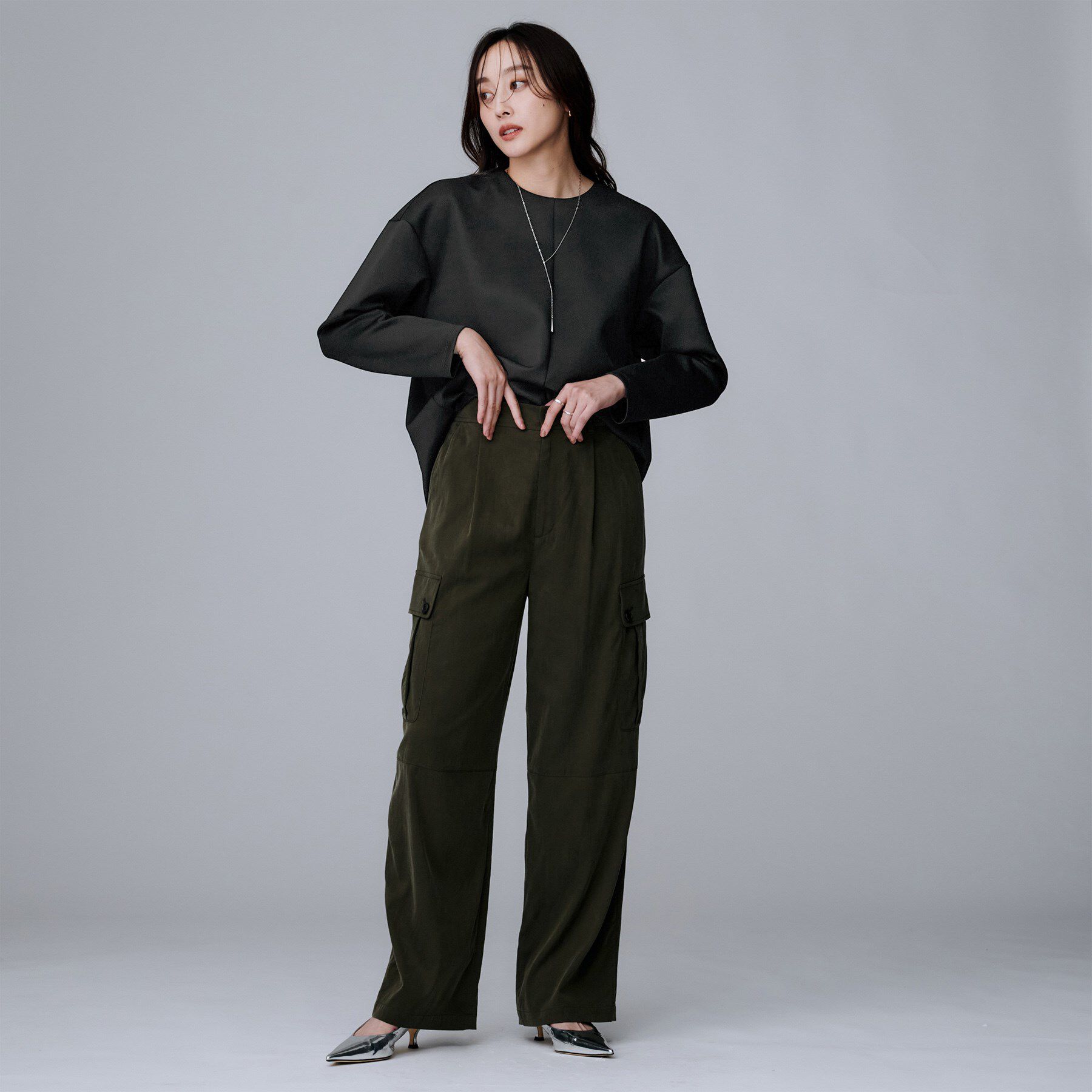 UNTITLED「【セットアップ可/洗える】ダンボールジャージ プルオーバー」|Tシャツ・カットソー|