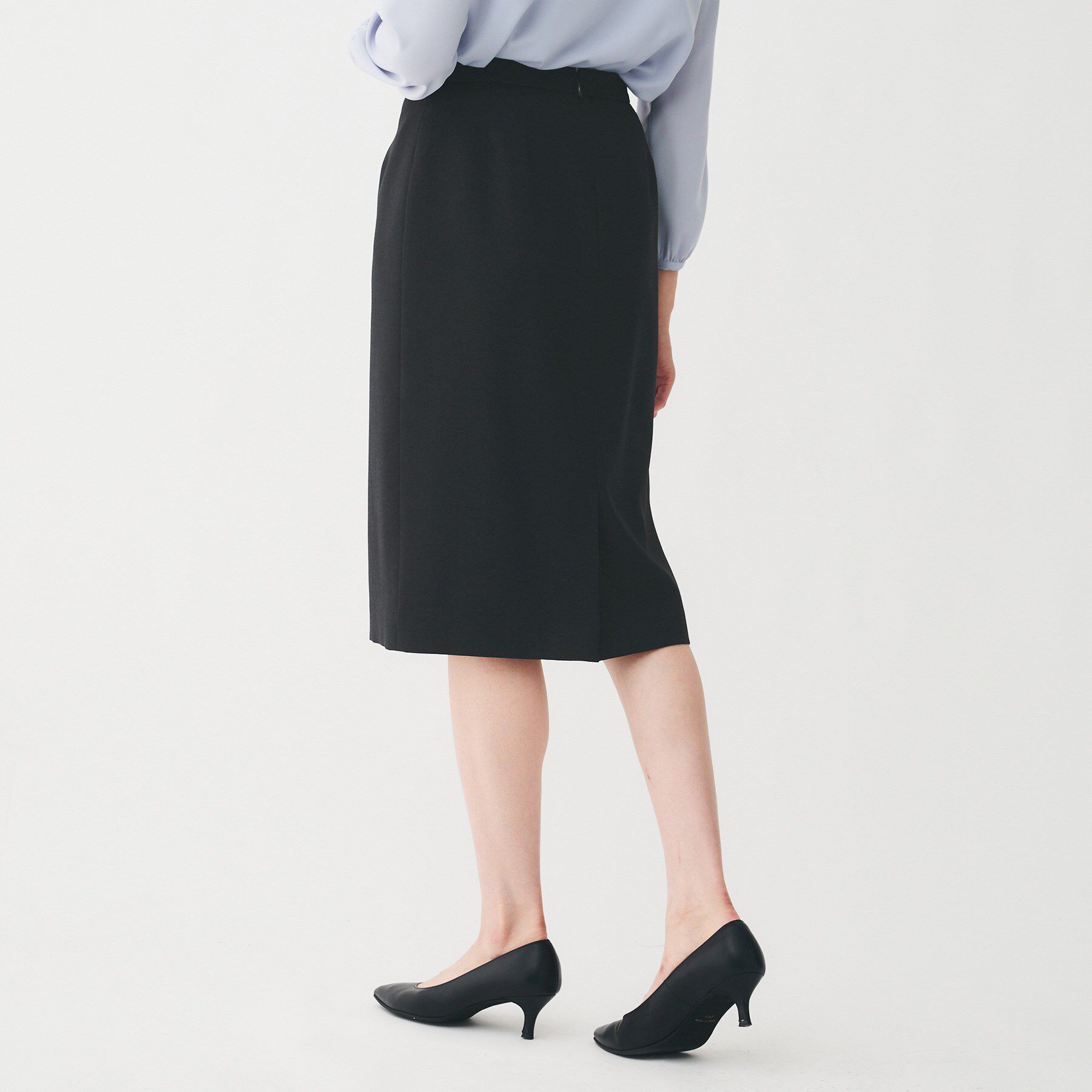 UNTITLED「【洗える/お仕事スーツ】ドライメランジ タイトスカート」|スカート|
