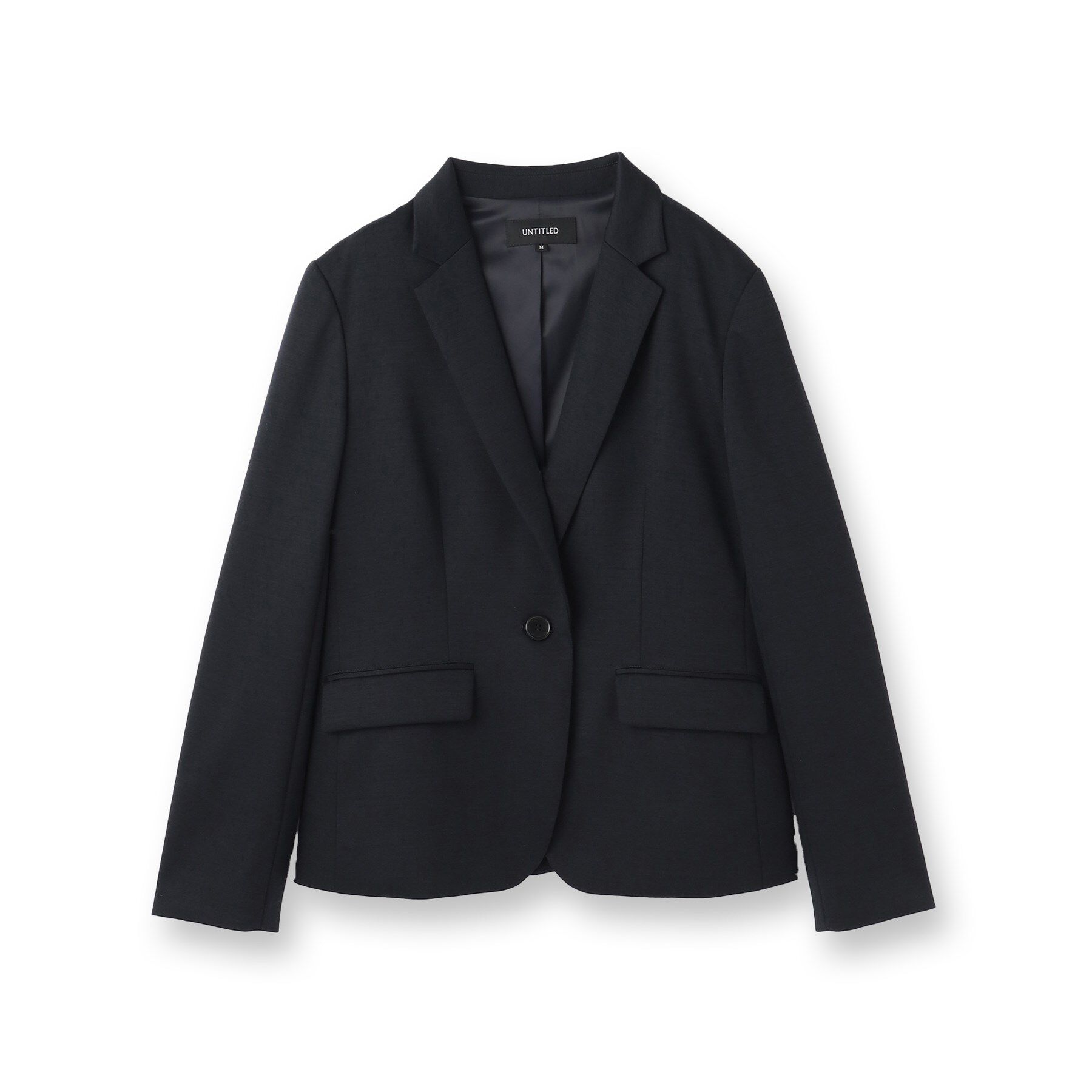 UNTITLED「【洗えるスーツ／ストレッチ】ウール混ジャージ テーラードジャケット」|テーラードジャケット|