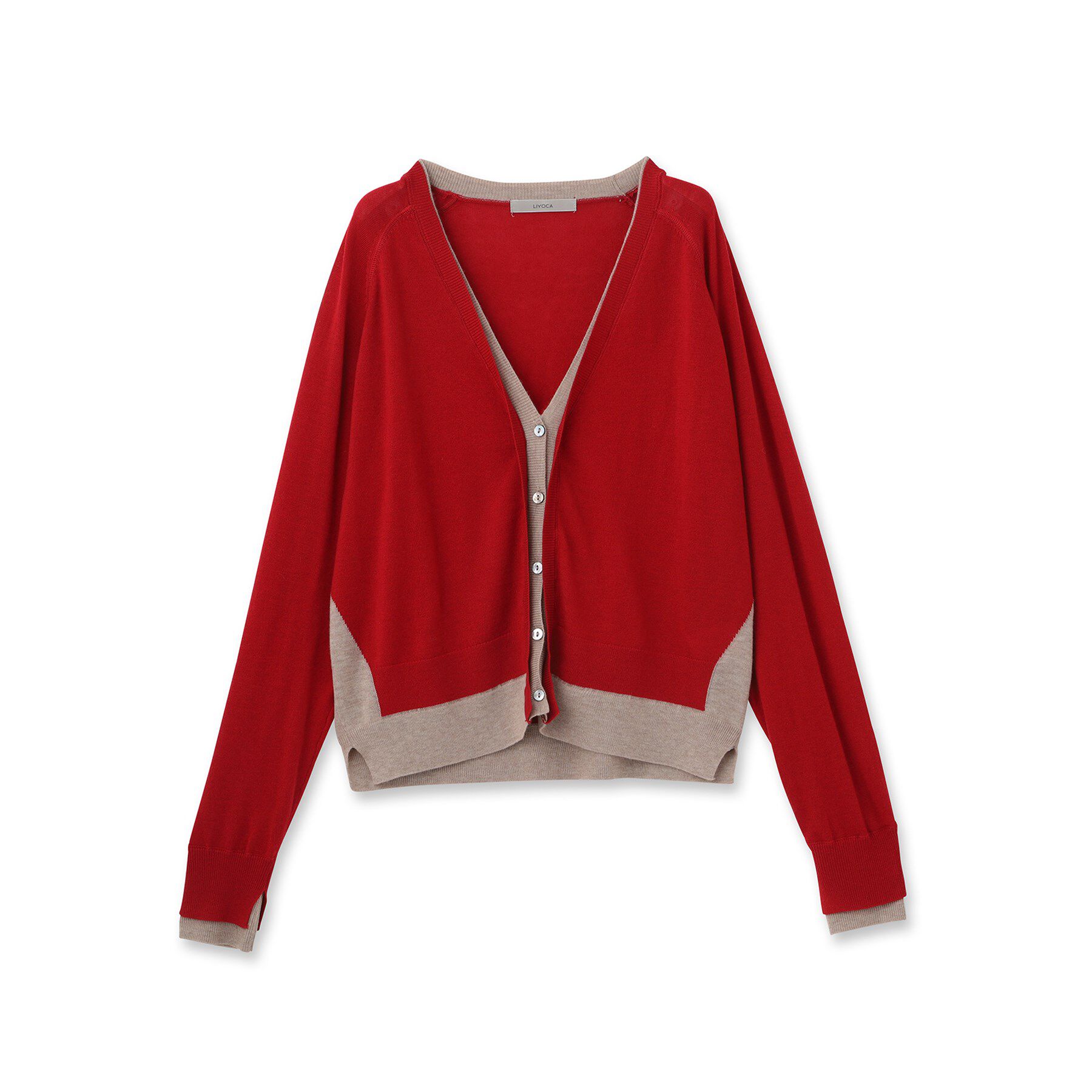 UNTITLED「【Liyoca】ウールブレンド14G天竺カーディガン」|カーディガン|
