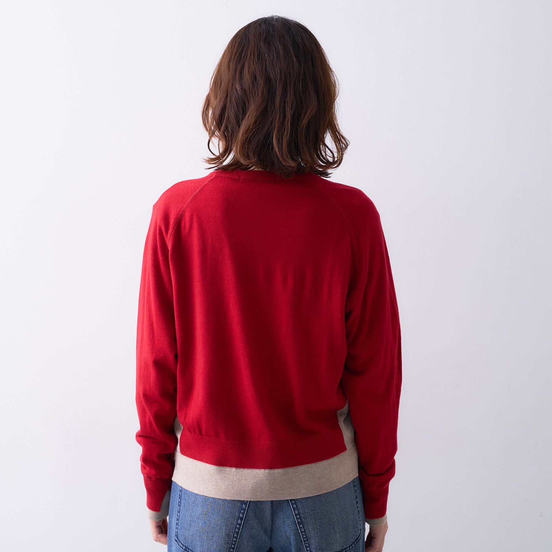 UNTITLED「【Liyoca】ウールブレンド14G天竺カーディガン」|カーディガン|