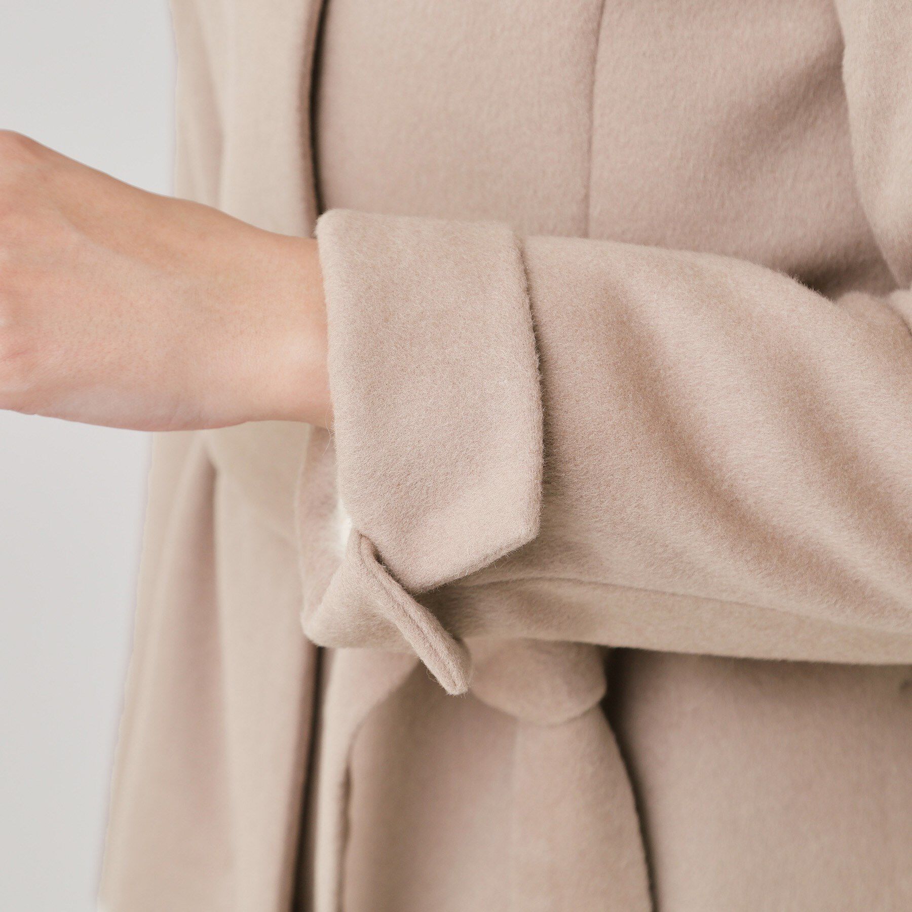 COUP DE CHANCE「【カシミヤ混／日本製】Iラインスタンドウィングカラーコート」|その他|