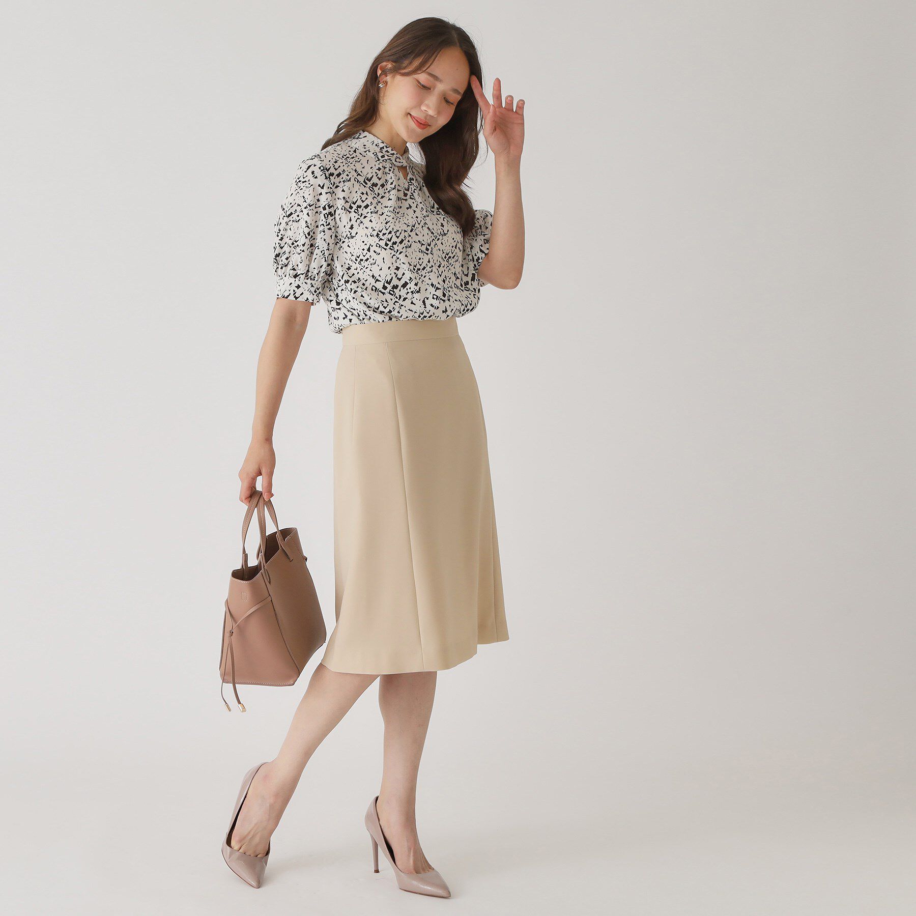 COUP DE CHANCE「【手洗い可／日本製】セミフレアスカート」|スカート|