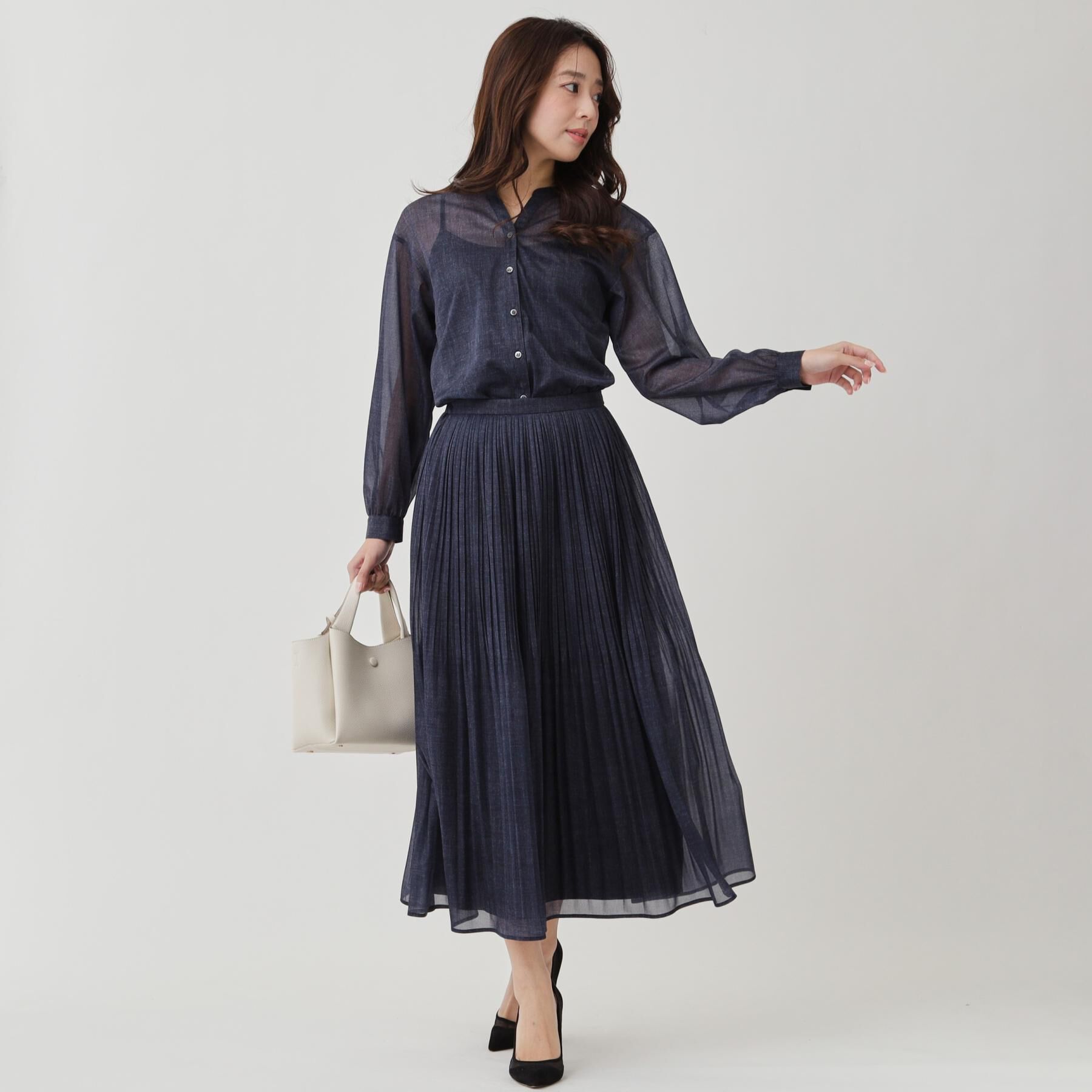 COUP DE CHANCE「【手洗い可】シアーブラウス」|シャツ・ブラウス|