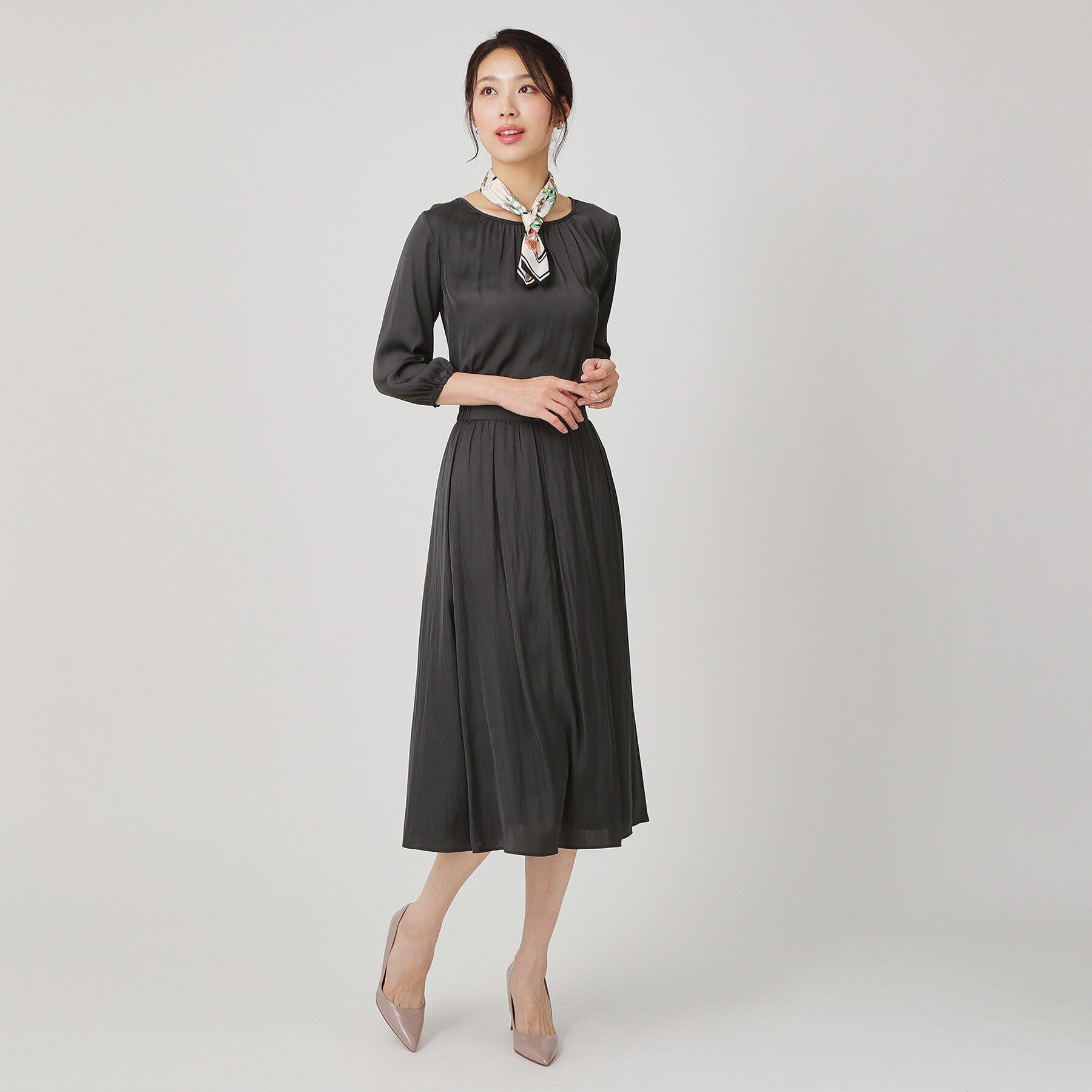 COUP DE CHANCE「【手洗い可／セットアップ可】エアリーなギャザーブラウス」|シャツ・ブラウス|