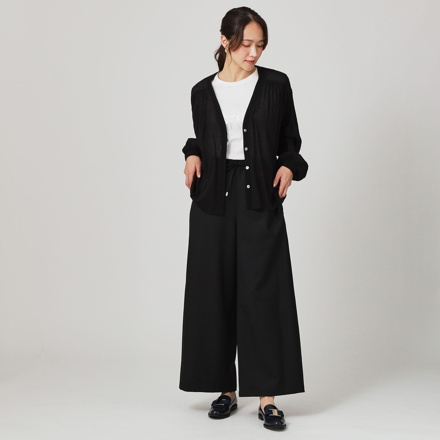 COUP DE CHANCE「【手洗い可／ウエストゴム】ストレートワイドのイージーパンツ」|その他|