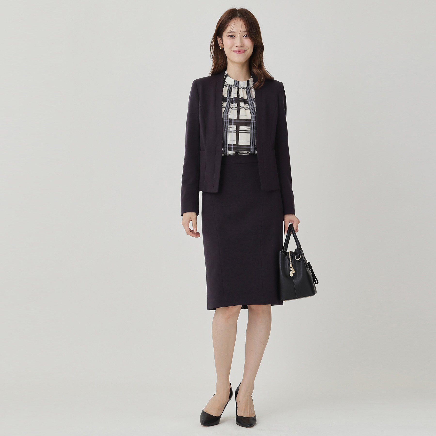 COUP DE CHANCE「【日本製／セットアップ可】ジャージ素材タイトシルエットスカート」|スカート|