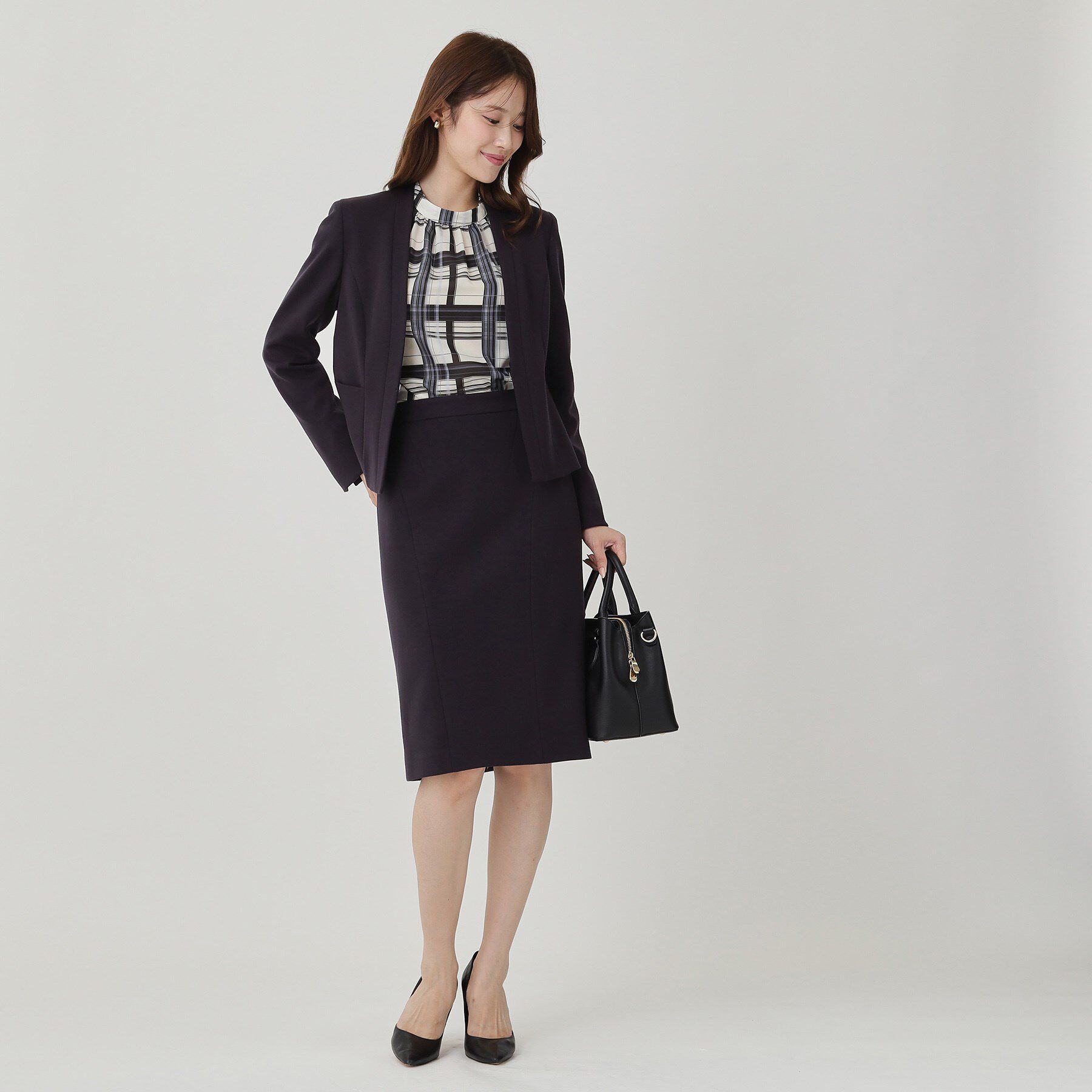 COUP DE CHANCE「【日本製／セットアップ可】ジャージ素材タイトシルエットスカート」|スカート|