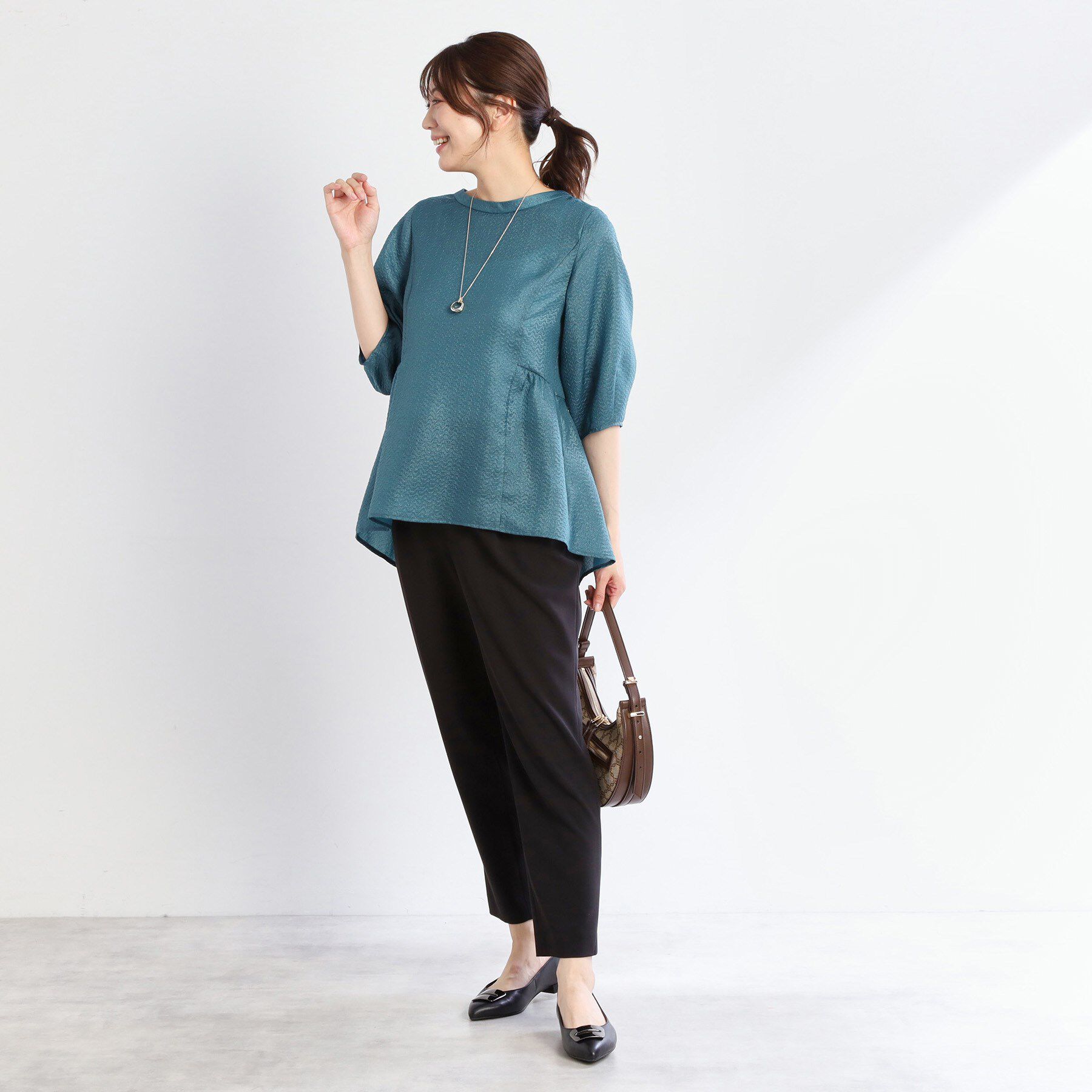 Reflect「【マシンウォッシュ可／ウエストゴム仕様】キレイめリラクシーパンツ」|その他|