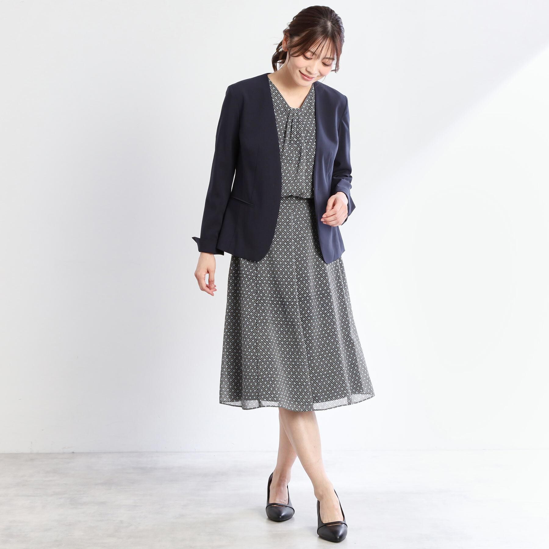 Reflect「【マシンウォッシュ可／セットアップ可】コツキ柄プリントフレアスカート」|スカート|