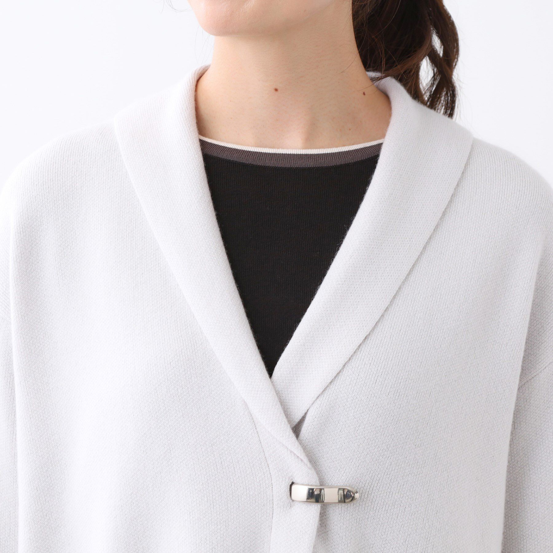 Reflect「【ライトアウター／気軽な羽織に◎】オフボディカーディガン」|カーディガン|