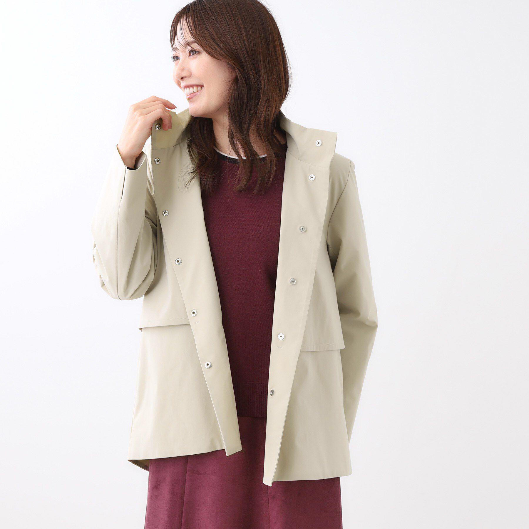 Reflect「【すっきり見え／フード取り外し可／通勤におすすめ◎】ライティアウター」|ブルゾン・スタジャン|