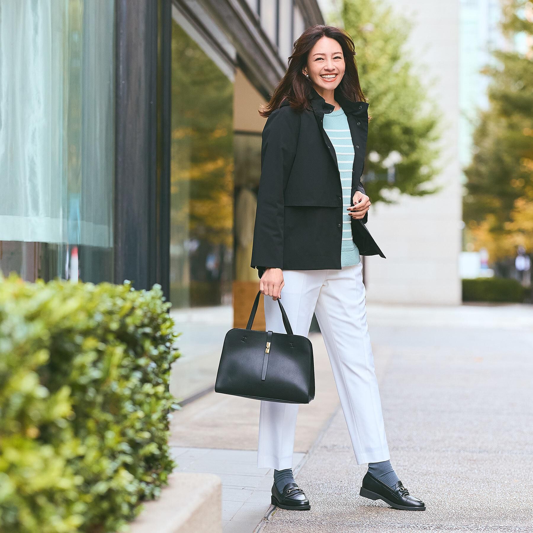 Reflect「【すっきり見え／フード取り外し可／通勤におすすめ◎】ライティアウター」|ブルゾン・スタジャン|