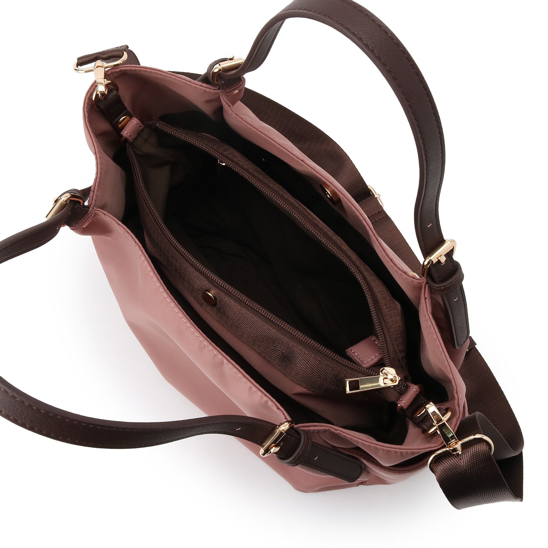 Reflect「【しっかり収納／小旅行に◎／インナーバッグ入り／ショルダー付き】3WAYデザインバッグ」|ショルダー・メッセンジャー|