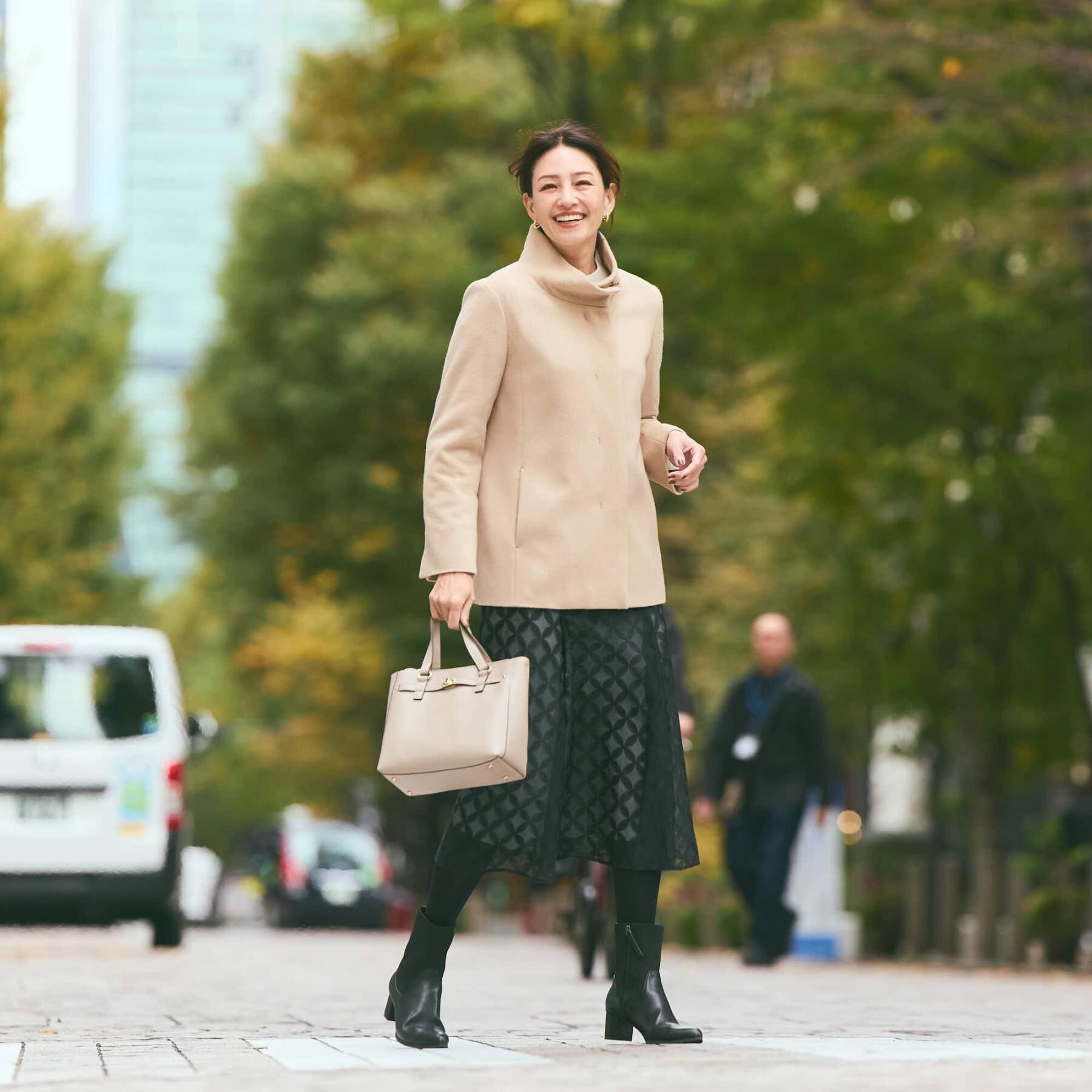 Reflect「【衿が顔に当たらない◎】スタンドネックミドルコート」|その他|