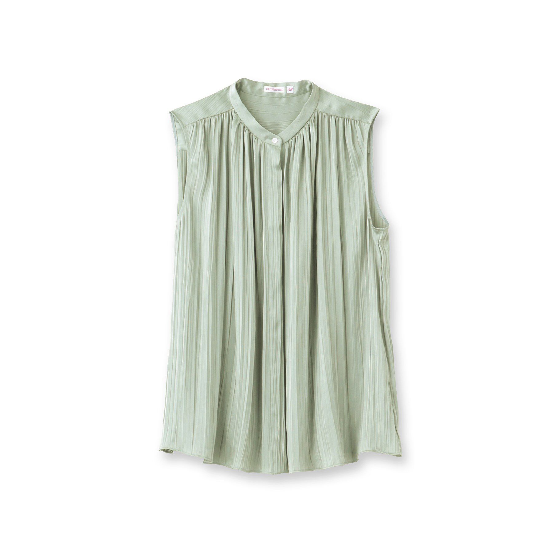 DRESSTERIOR「【洗える/きれいめ】プリーツサテンブラウス」|シャツ・ブラウス|