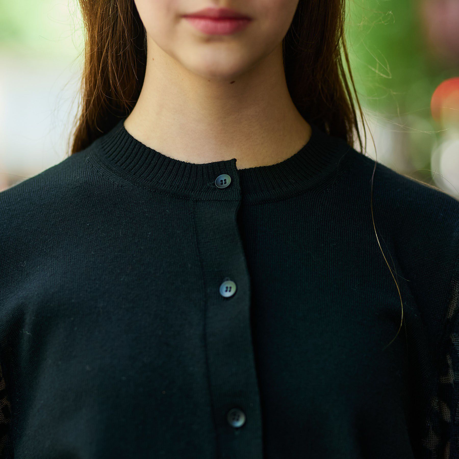 DRESSTERIOR「オーバーラップオパールスリーブカーディガン」|カーディガン|