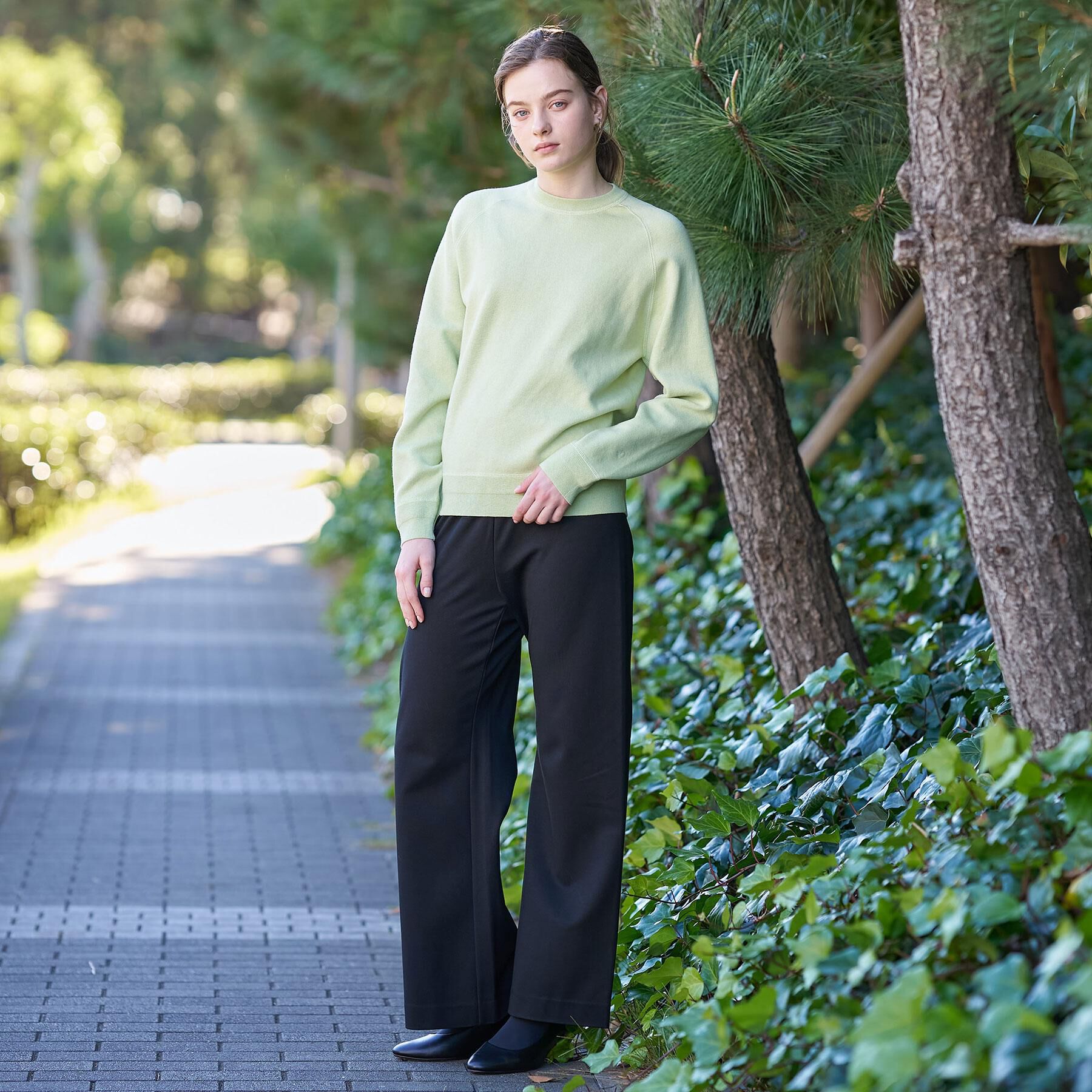 DRESSTERIOR「ウォッシャブルコットンカシミヤプルオーバーニット」|ニット・セーター|