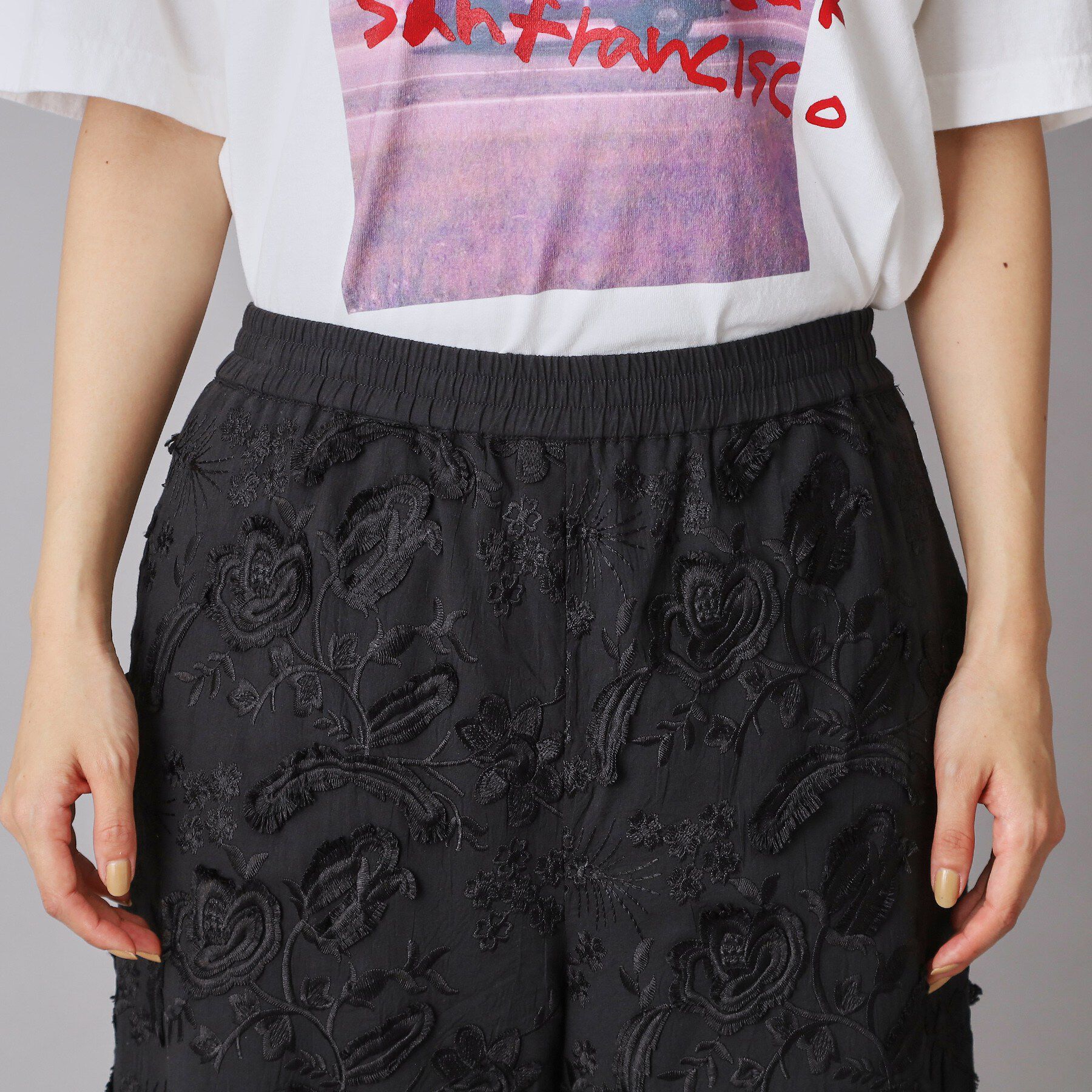 DRESSTERIOR「【ウォッシャブル/ウエストゴム】コットンエンブロイダリー イージーパンツ」|その他|