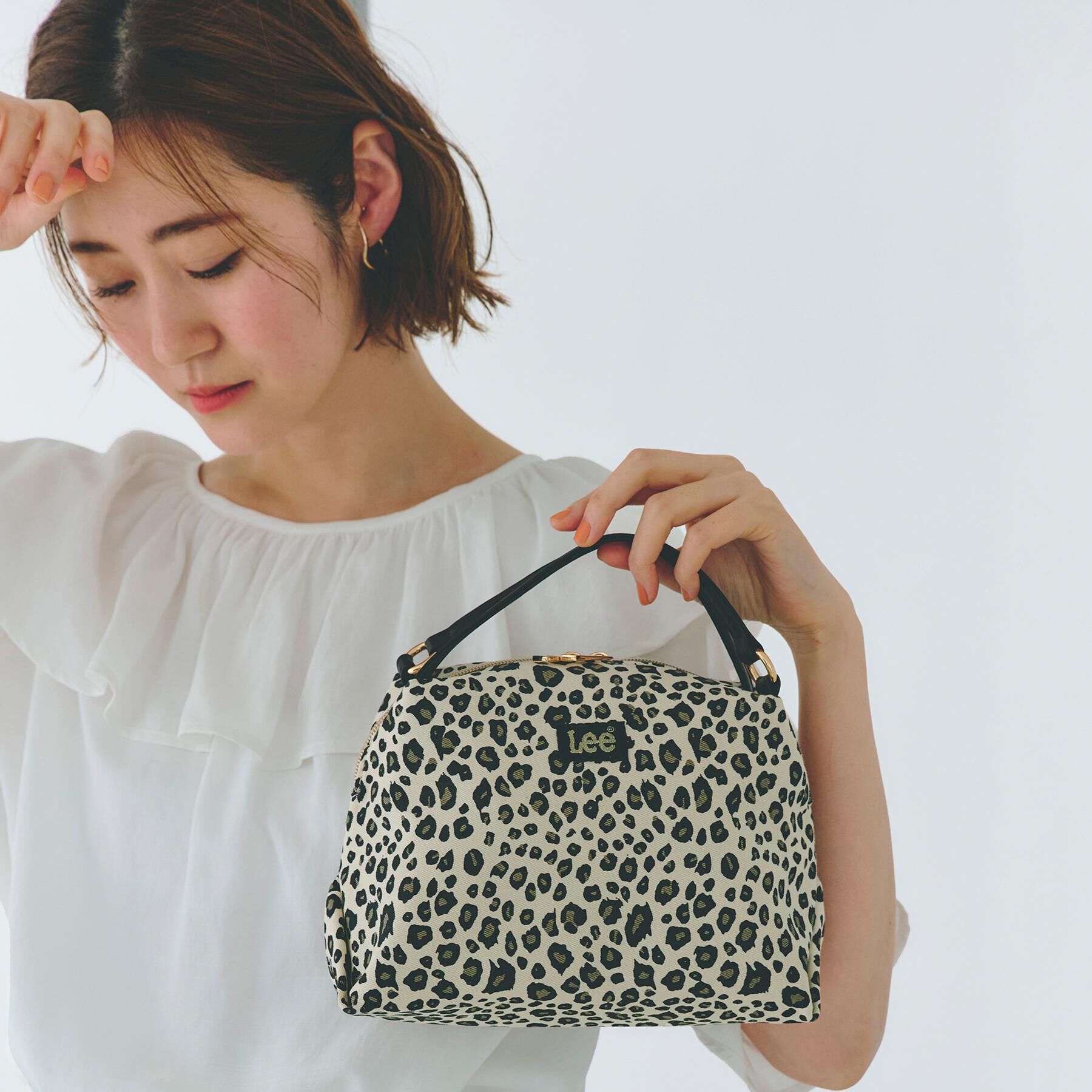 grove「【Lee別注】ダブルハンドル2WAYショルダー」|ショルダー・メッセンジャー|レオパード(704)